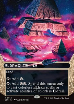 Eldrazi Temple Edge of Eternities Borderless Stellar Sights